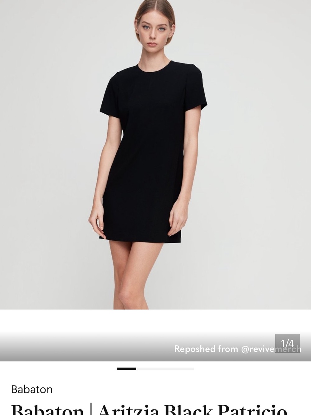 Babaton Black Patricio Shirt Dress